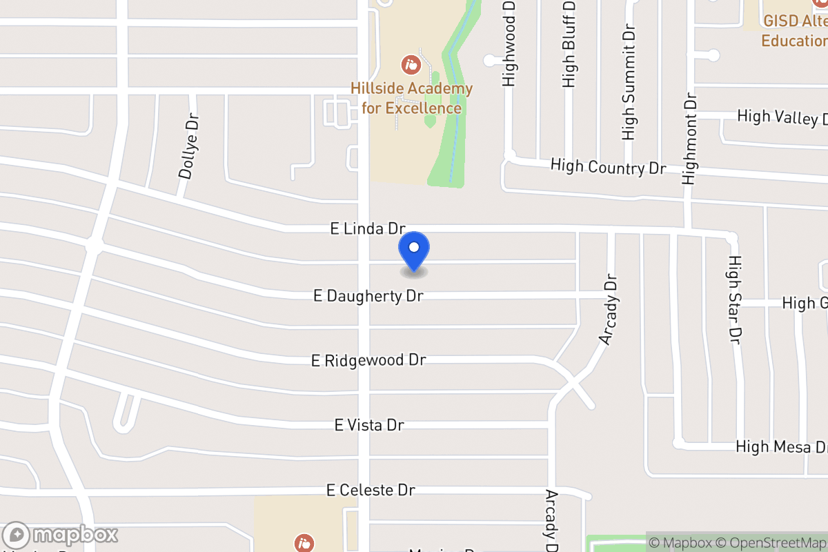 Map of 809 E Daugherty Dr