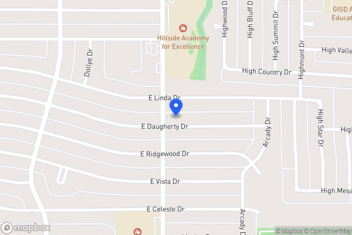 Map of 805 E Daugherty Dr