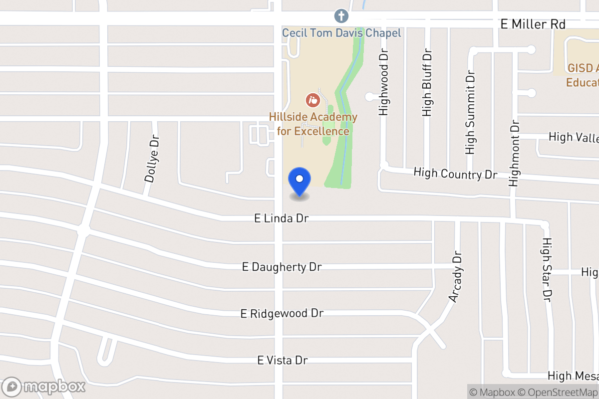 Map of 805 E Linda Dr