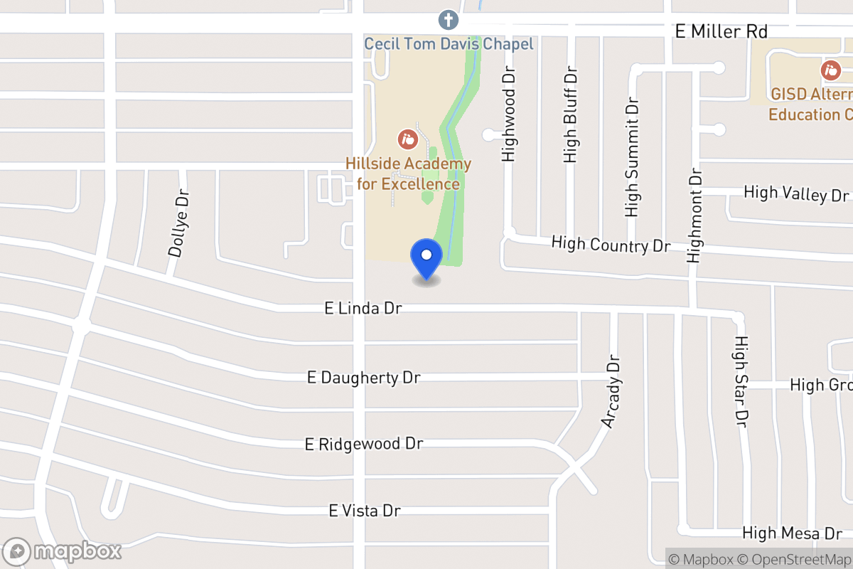 Map of 817 E Linda Dr