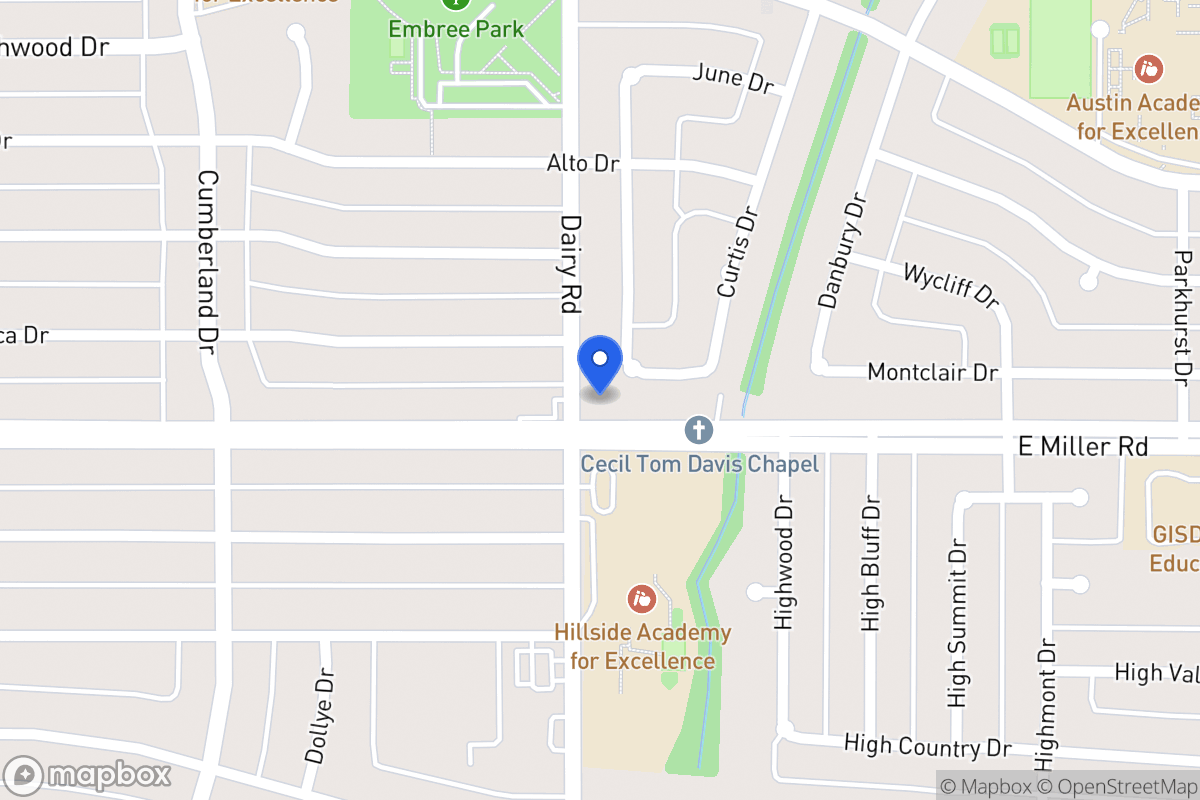 Map of 1921 Burke Dr