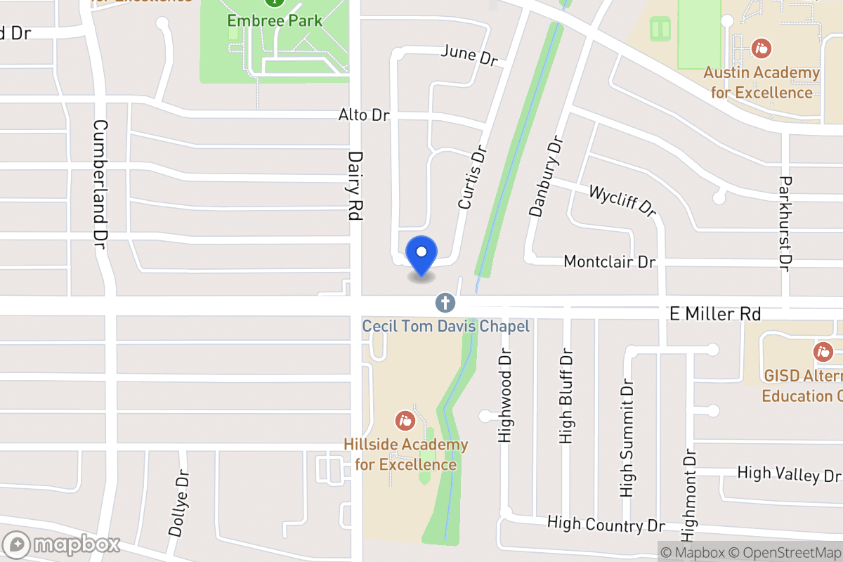 Map of 1933 Burke Dr