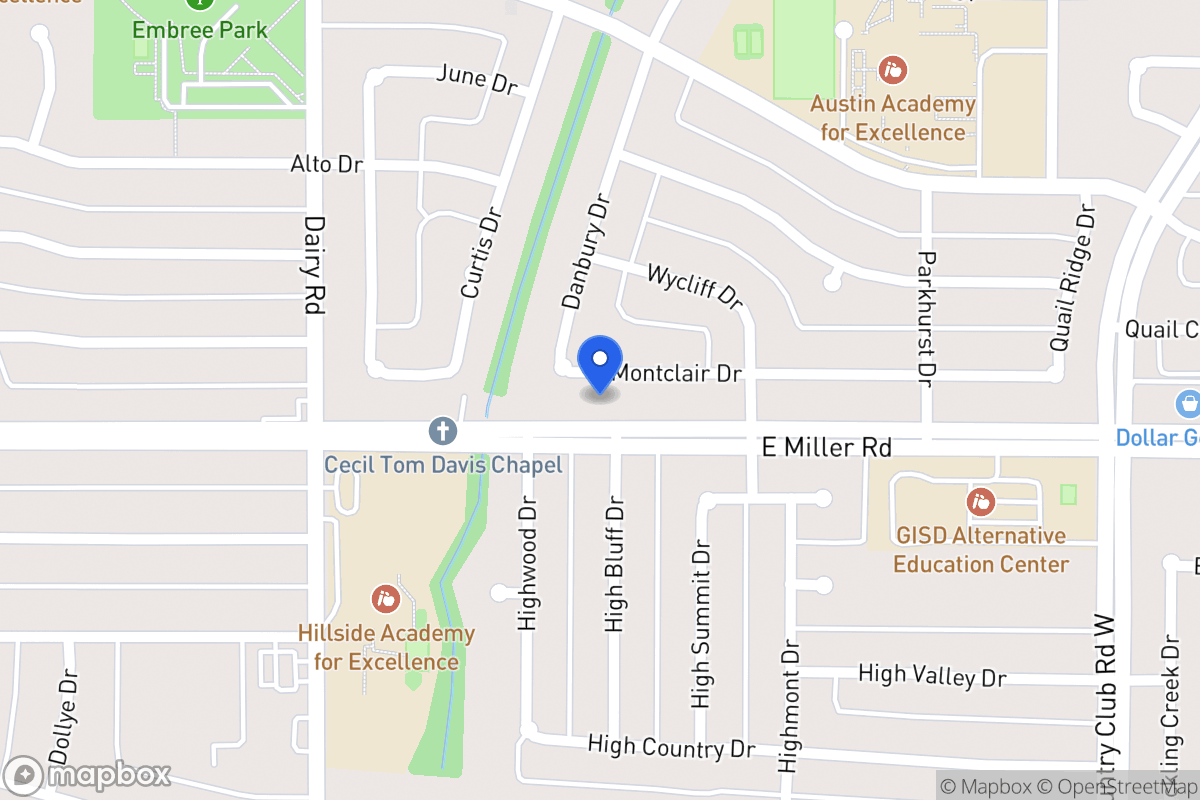 Map of 914 Montclair Dr