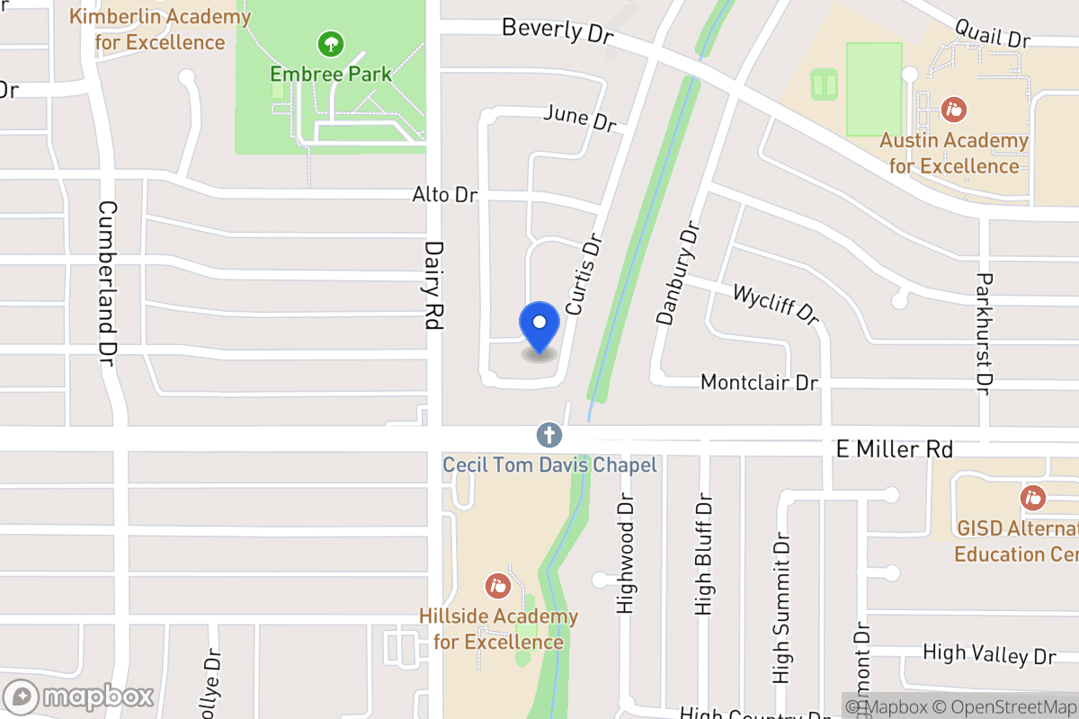 Map of 1934 Burke Dr