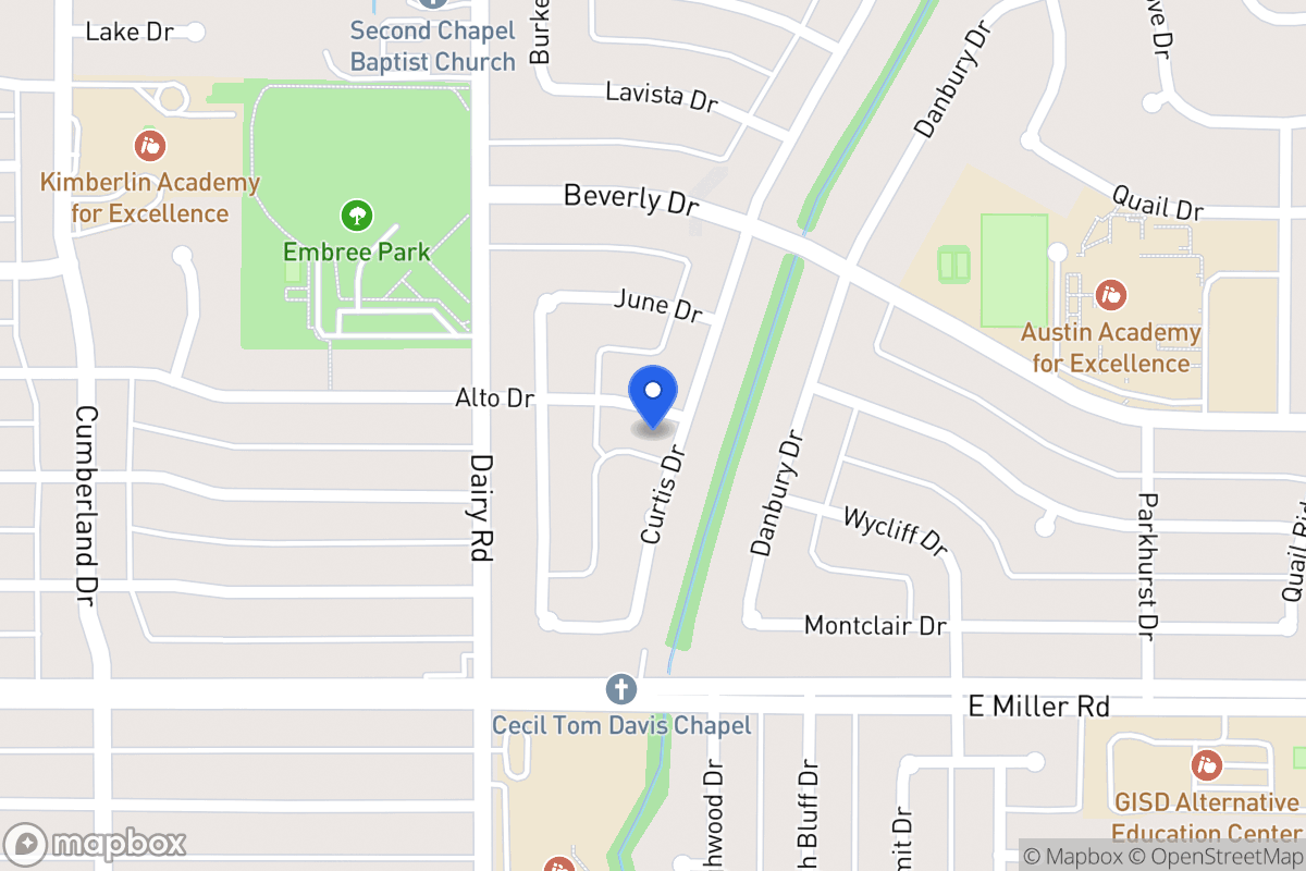 Map of 826 Alto Dr