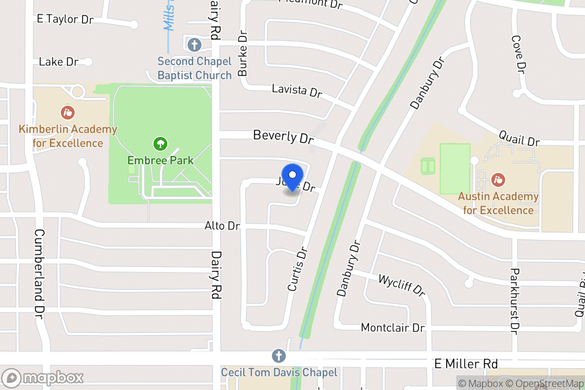 Map of 826 June Dr