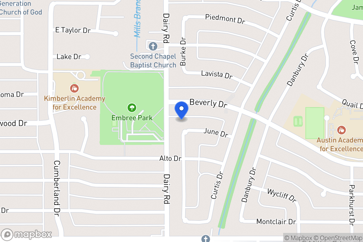 Map of 805 June Dr