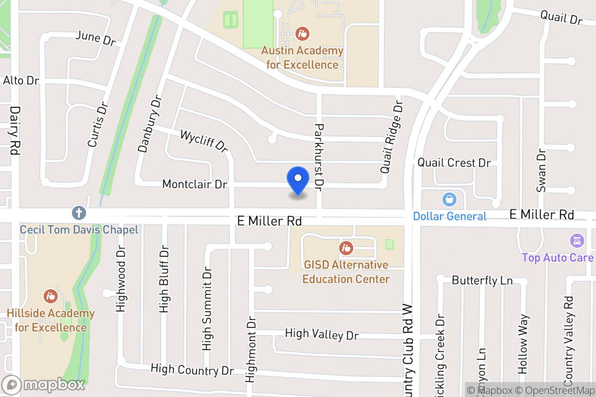 Map of 1126 Montclair Dr