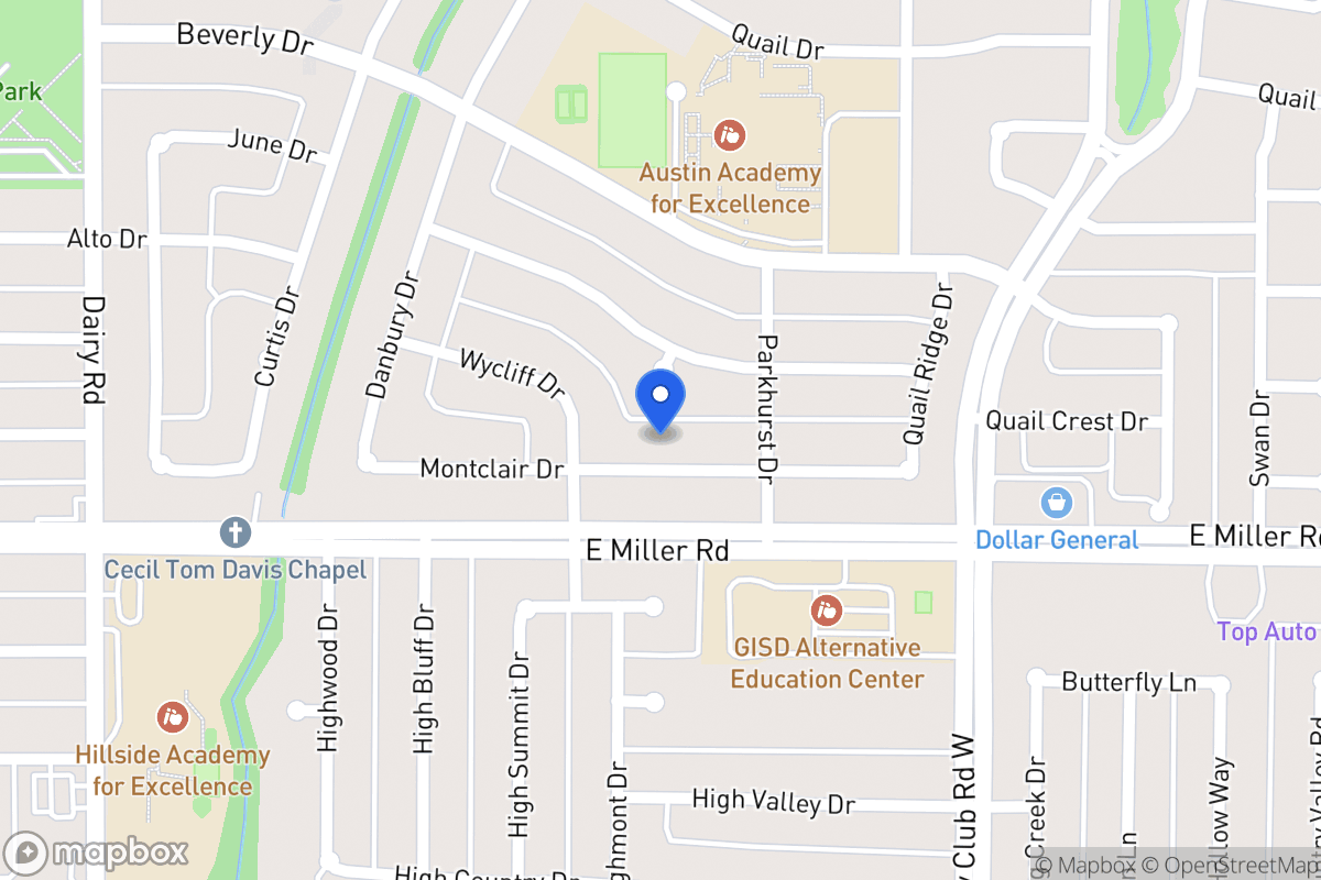 Map of 1113 Montclair Dr