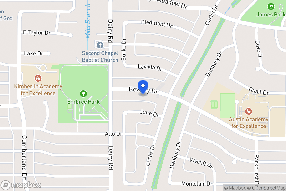 Map of 826 Beverly Dr