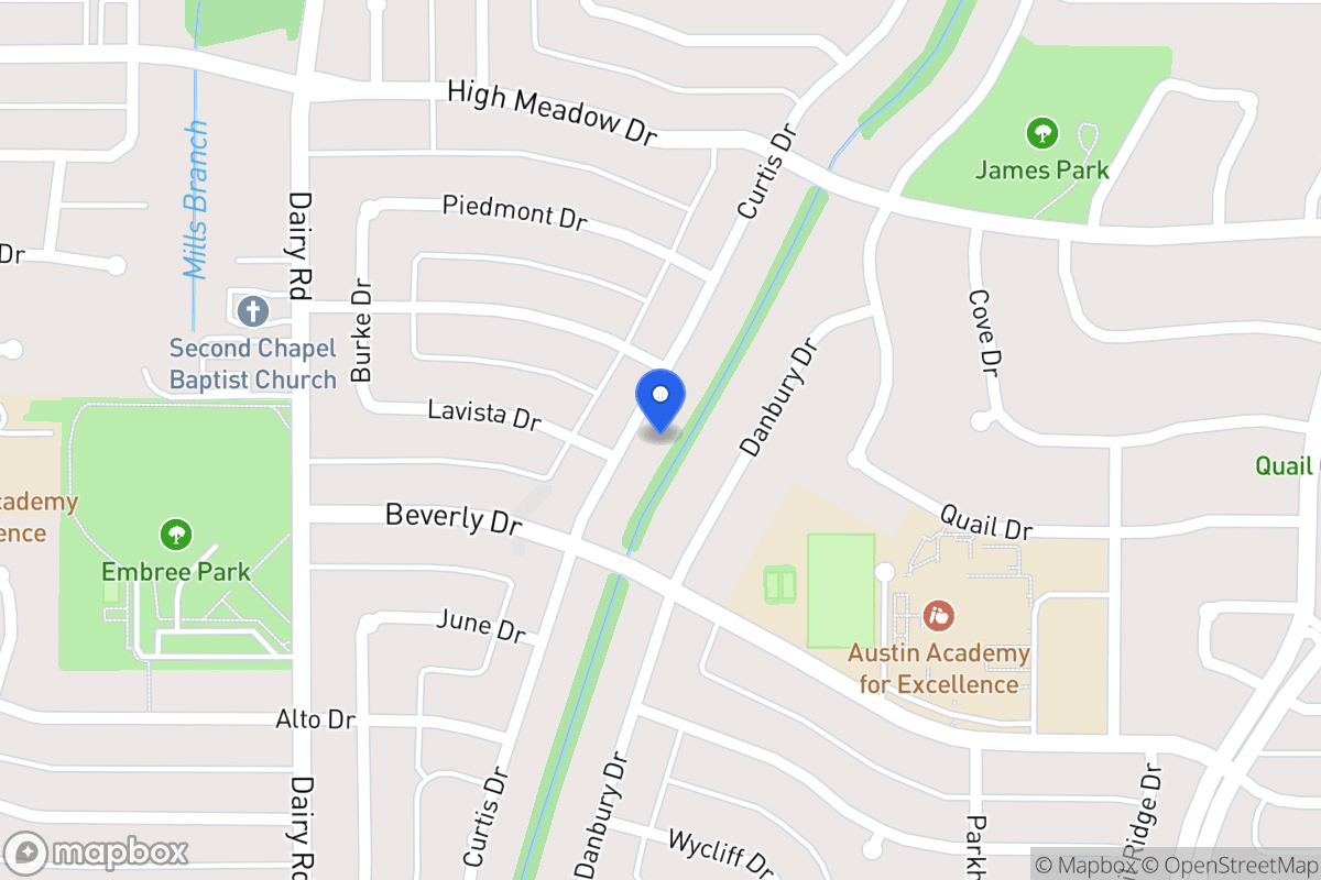Map of 1434 Curtis Dr