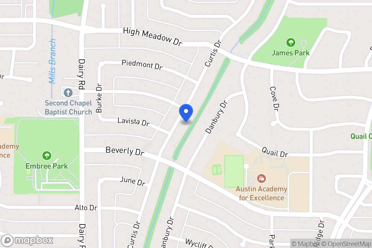 Map of 1430 Curtis Dr