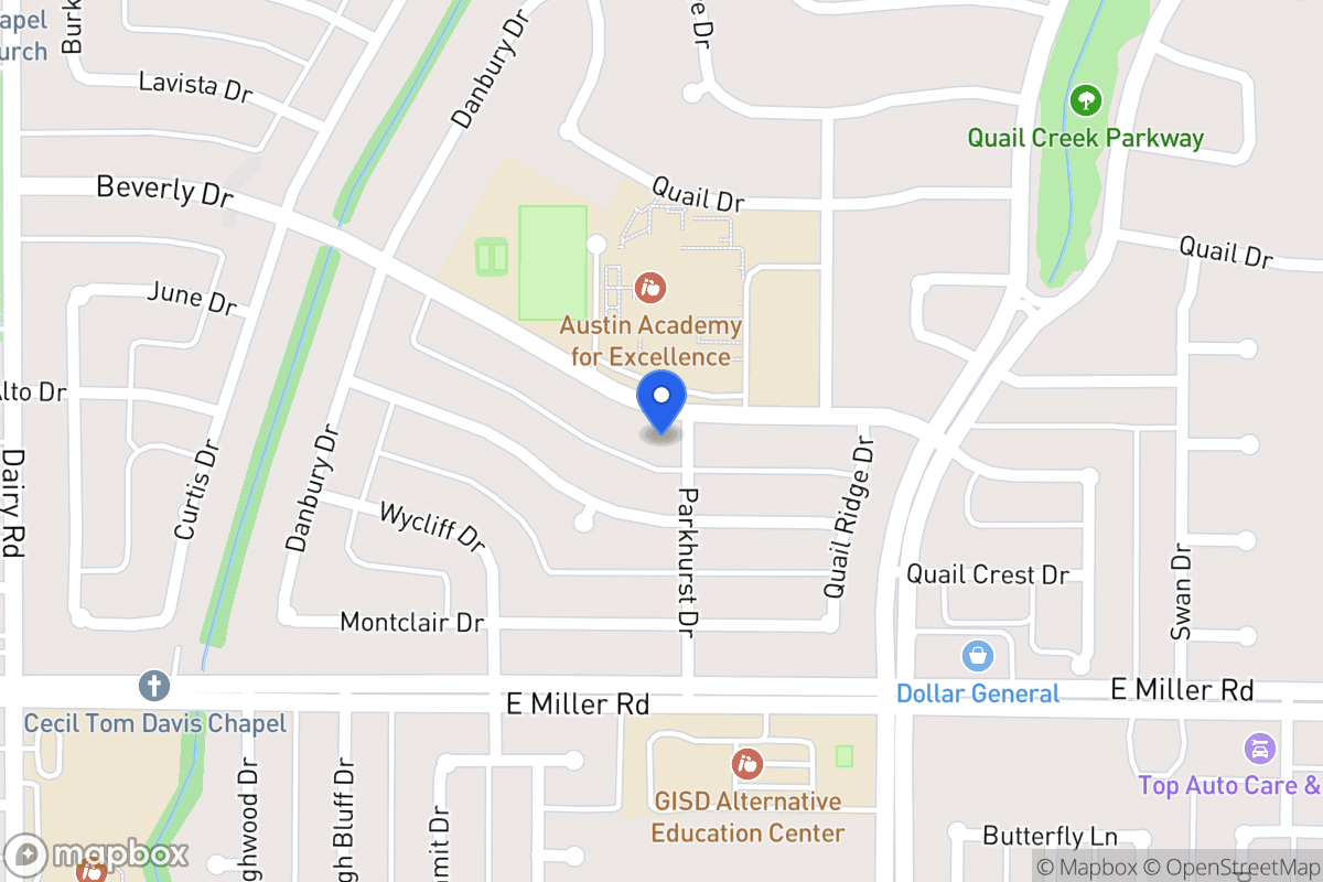 Map of 1122 Beverly Dr