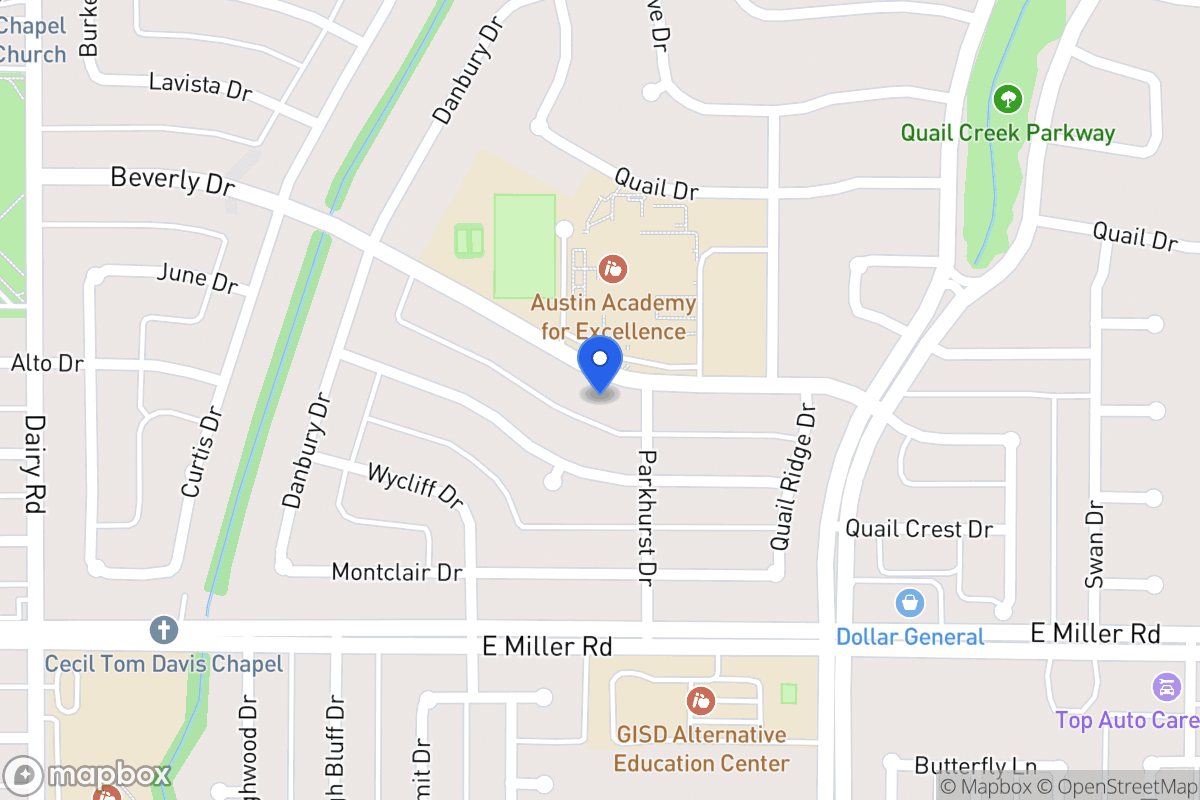 Map of 1118 Beverly Dr