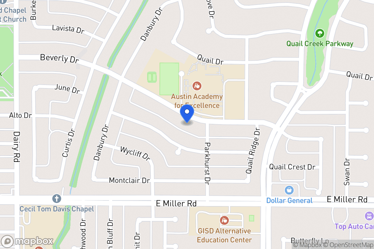 Map of 1114 Beverly Dr