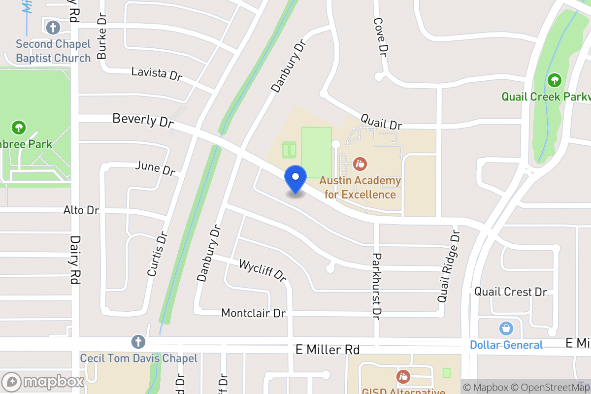Map of 1018 Beverly Dr
