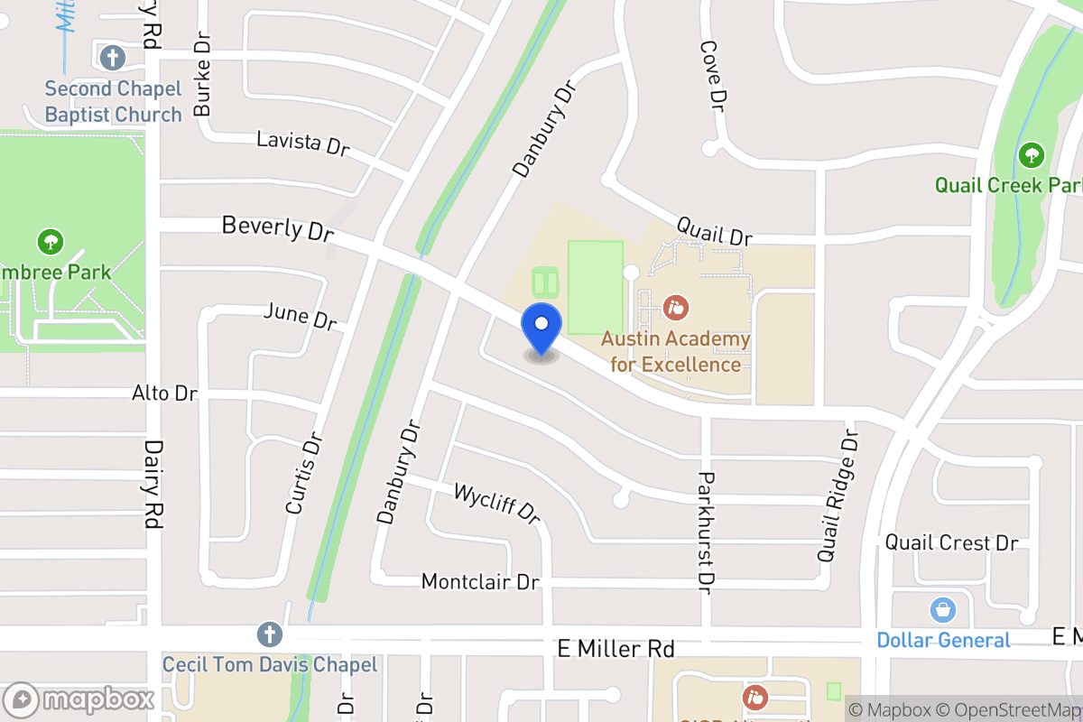 Map of 1014 Beverly Dr
