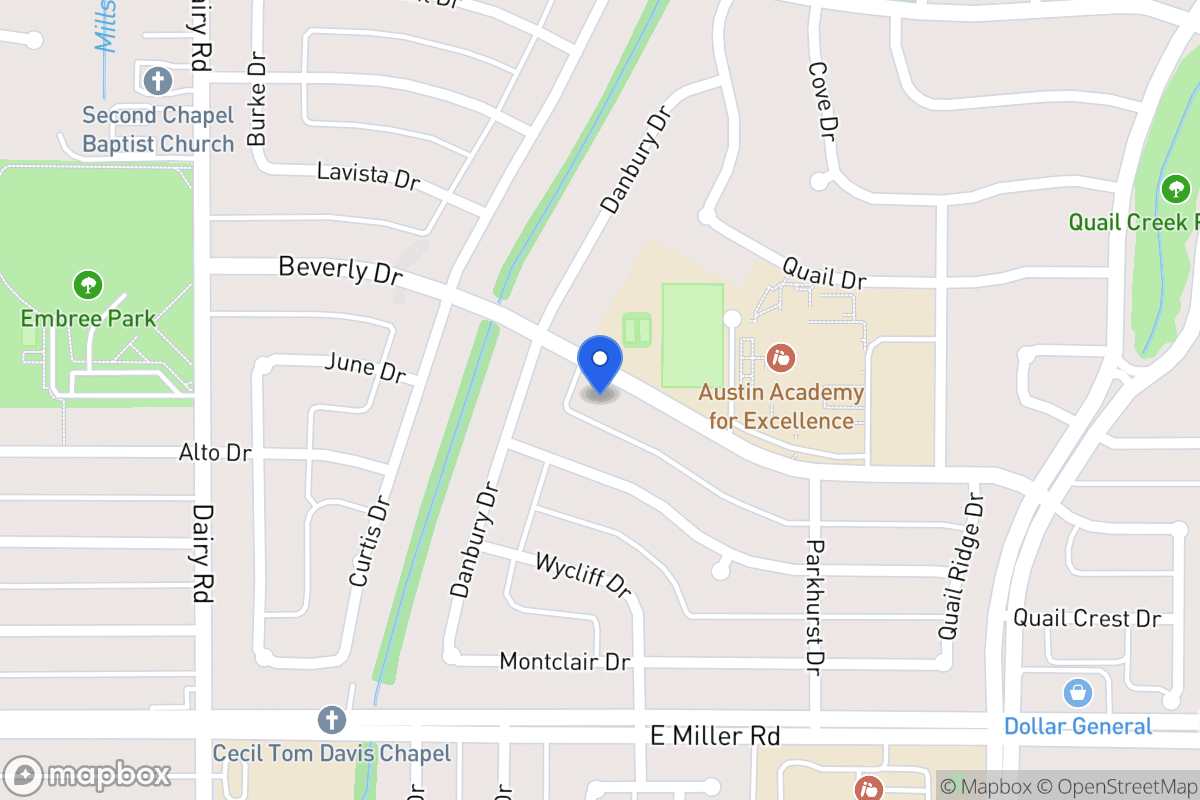 Map of 1006 Beverly Dr
