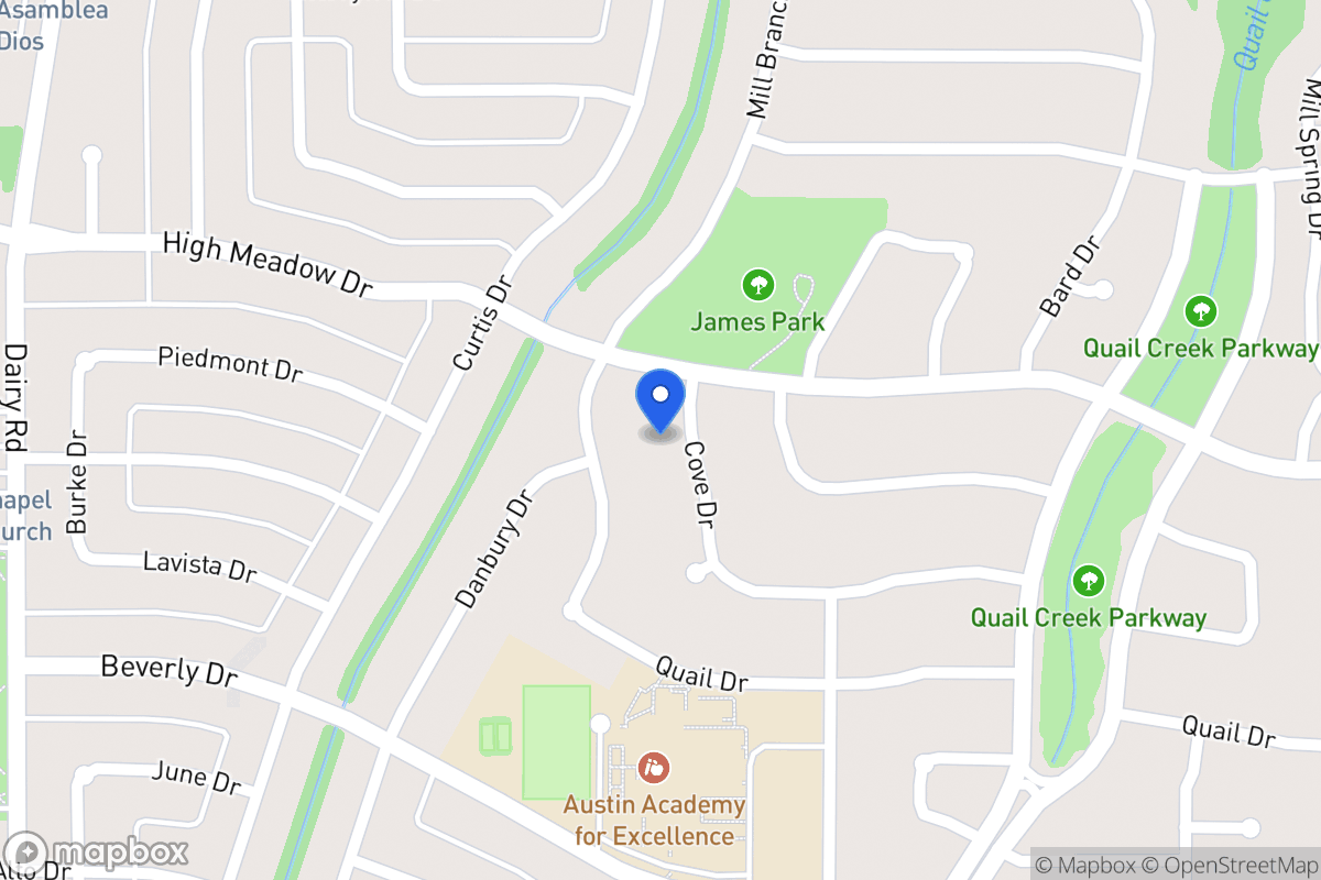 Map of 1206 Cove Dr