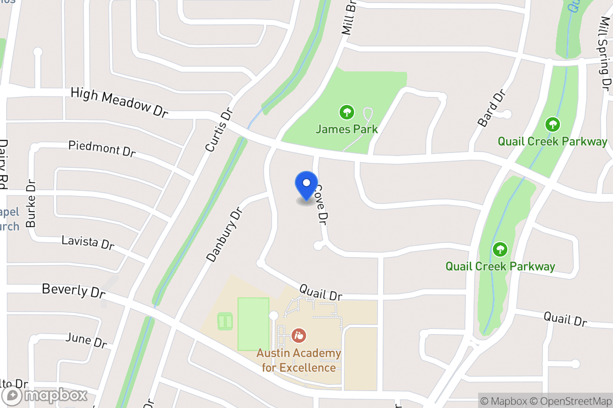 Map of 1210 Cove Dr