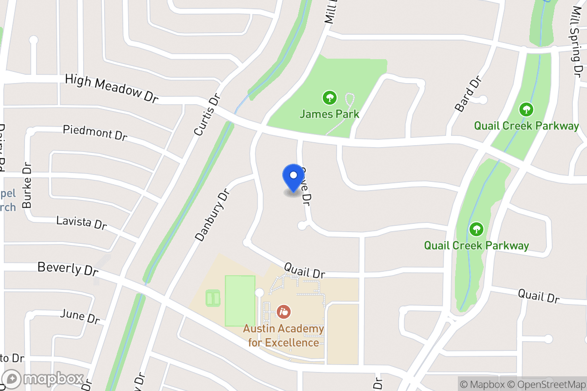 Map of 1212 Cove Dr