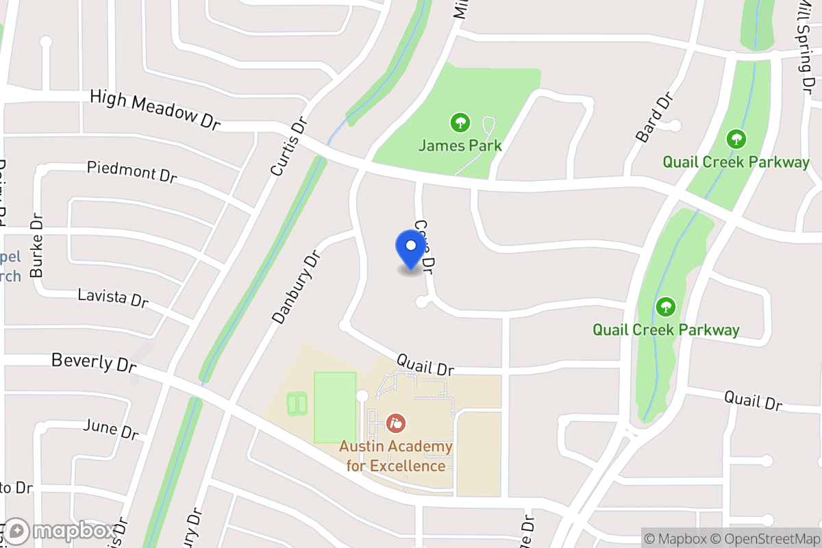 Map of 1214 Cove Dr