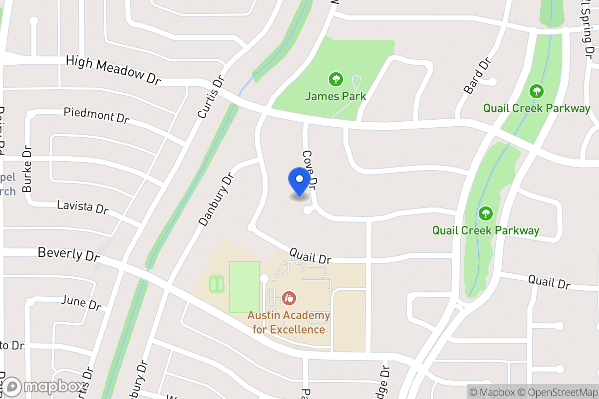Map of 1216 Cove Dr