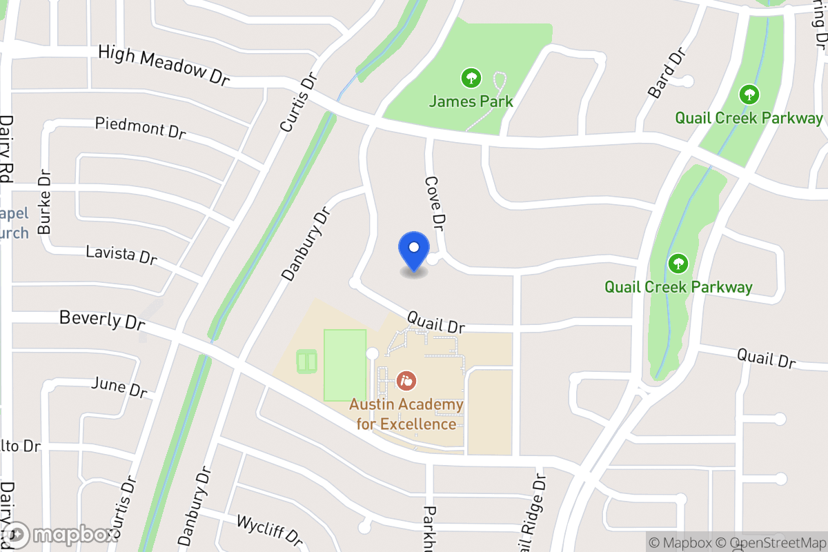 Map of 1220 Cove Dr