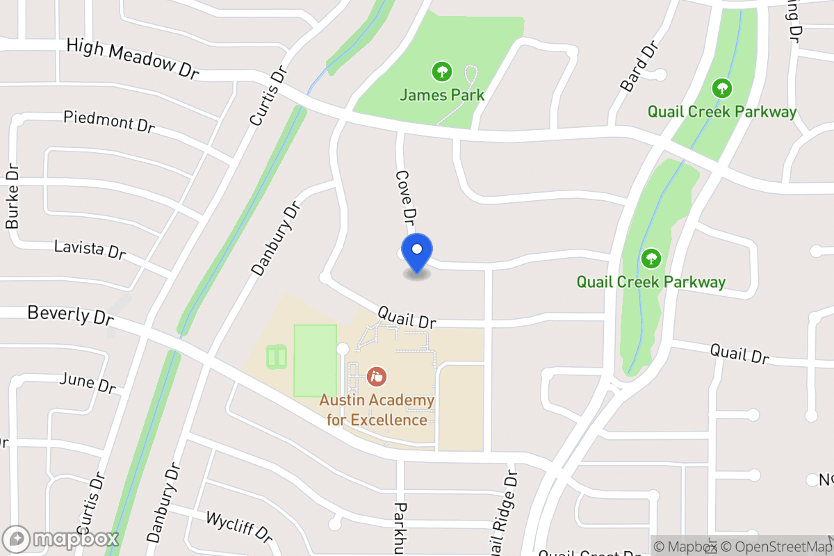 Map of 1224 Cove Dr