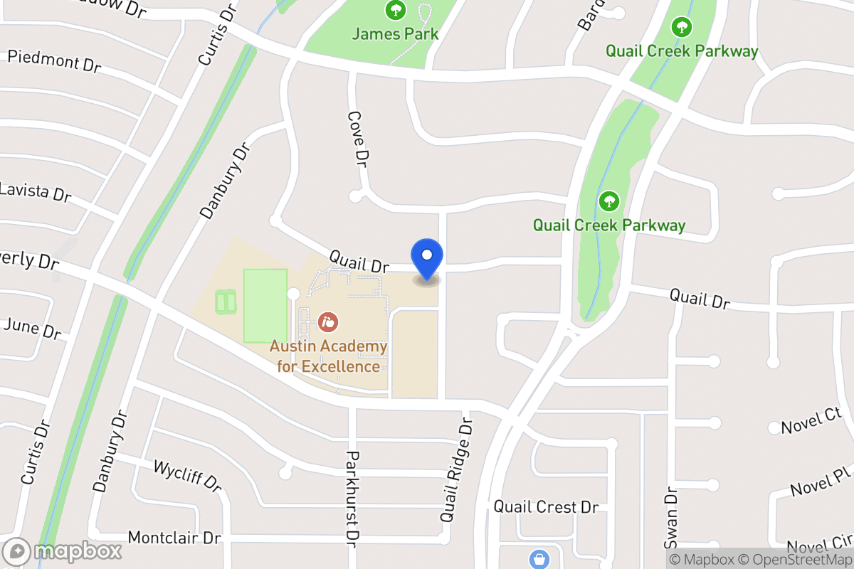 Map of 1220 Quail Dr