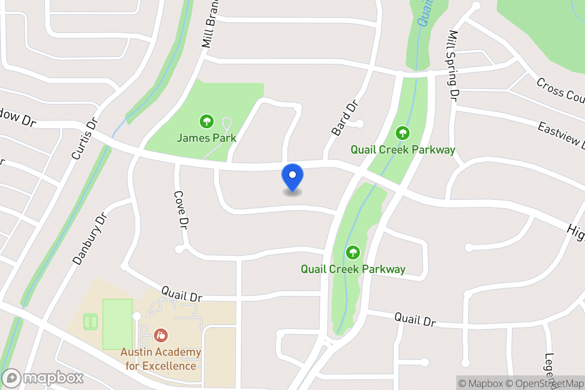 Map of 1321 Colony Dr