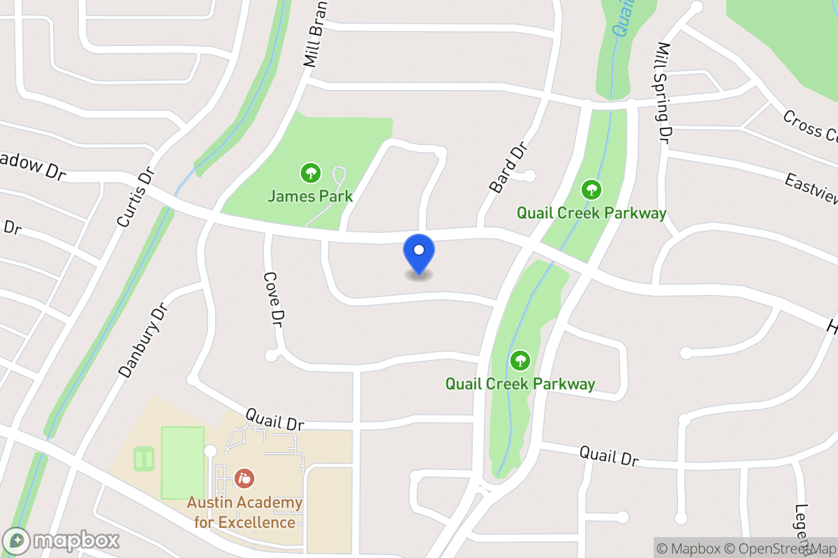 Map of 1317 Colony Dr
