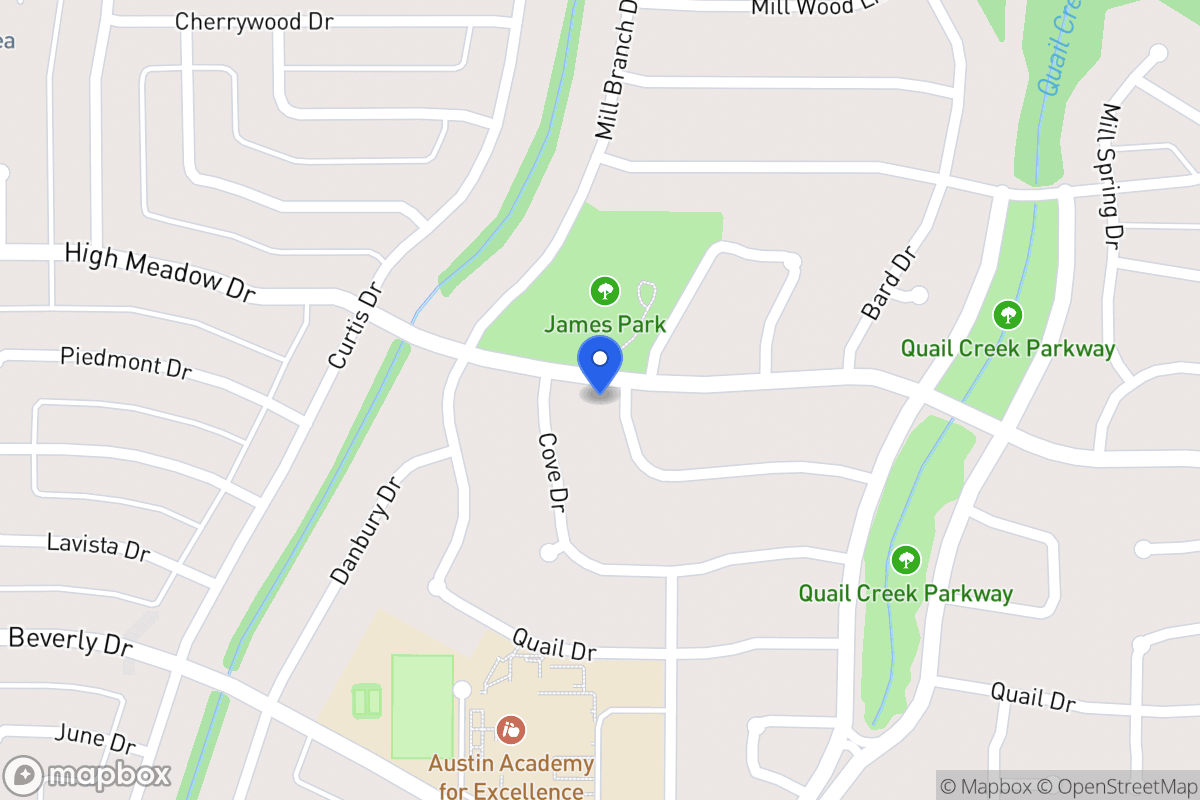 Map of 1202 Colony Dr