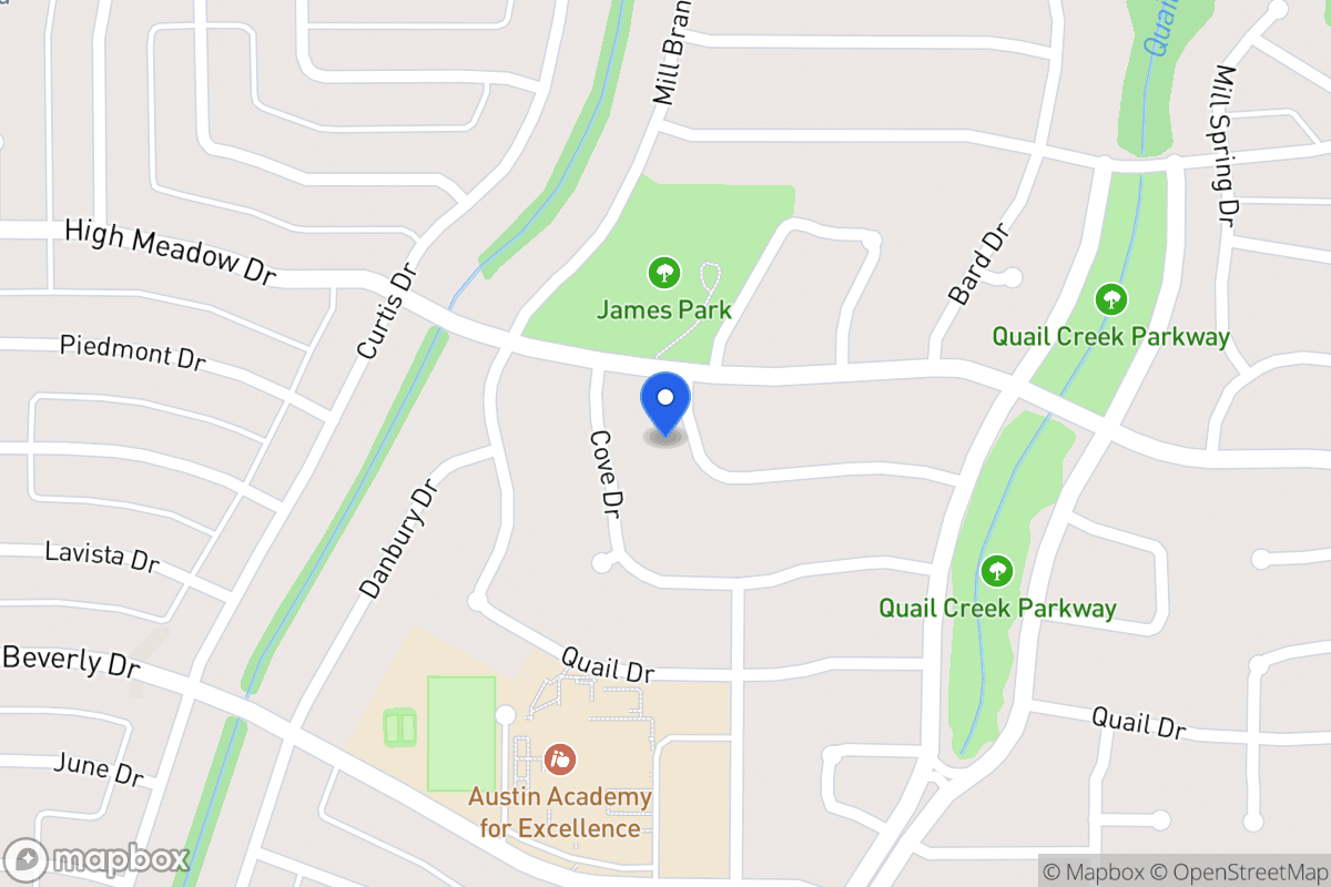 Map of 1206 Colony Dr