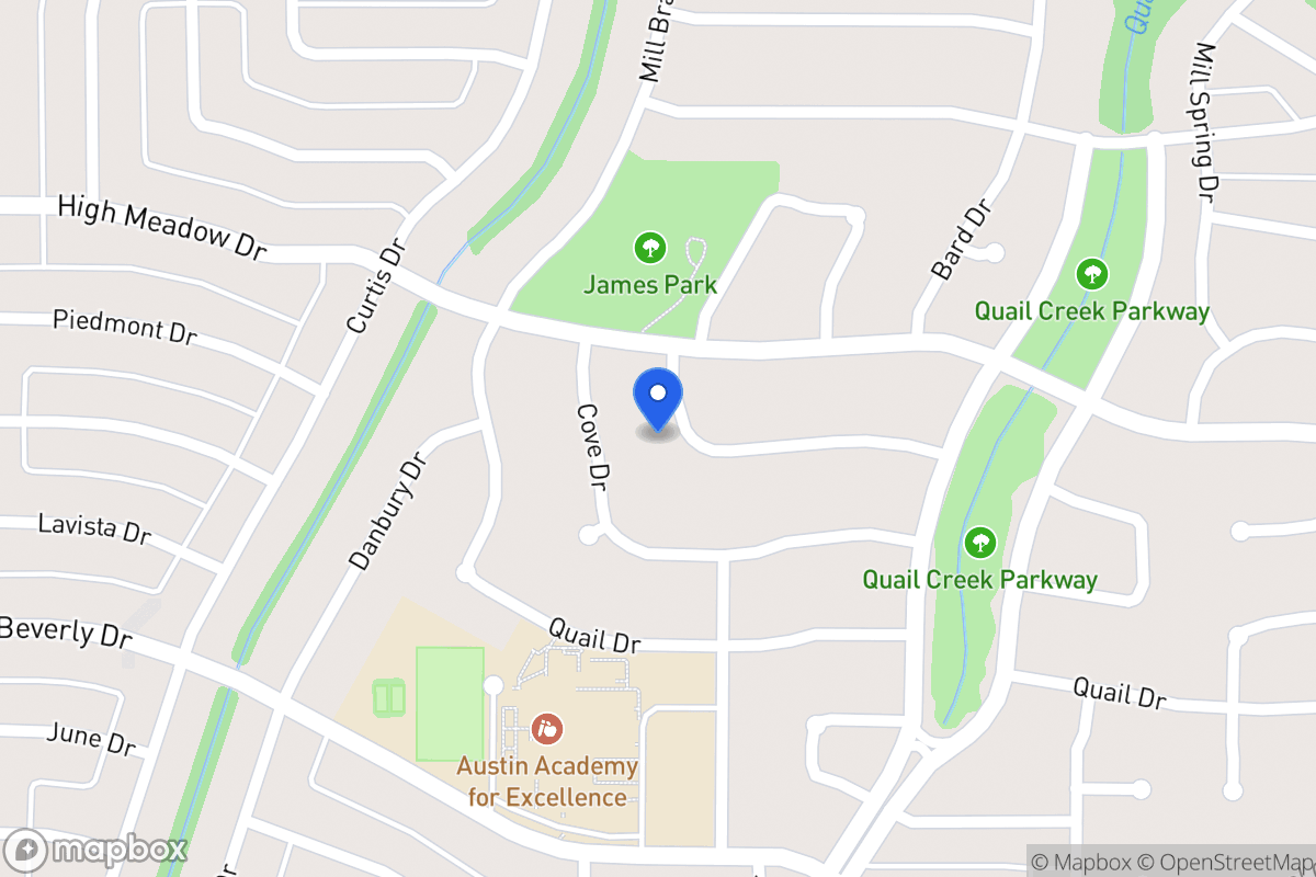Map of 1208 Colony Dr