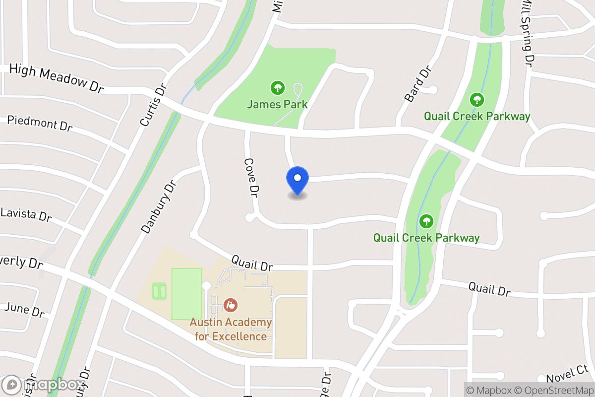 Map of 1214 Colony Dr