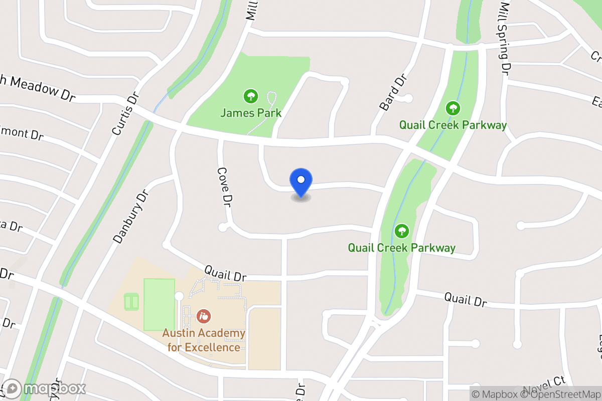 Map of 1306 Colony Dr