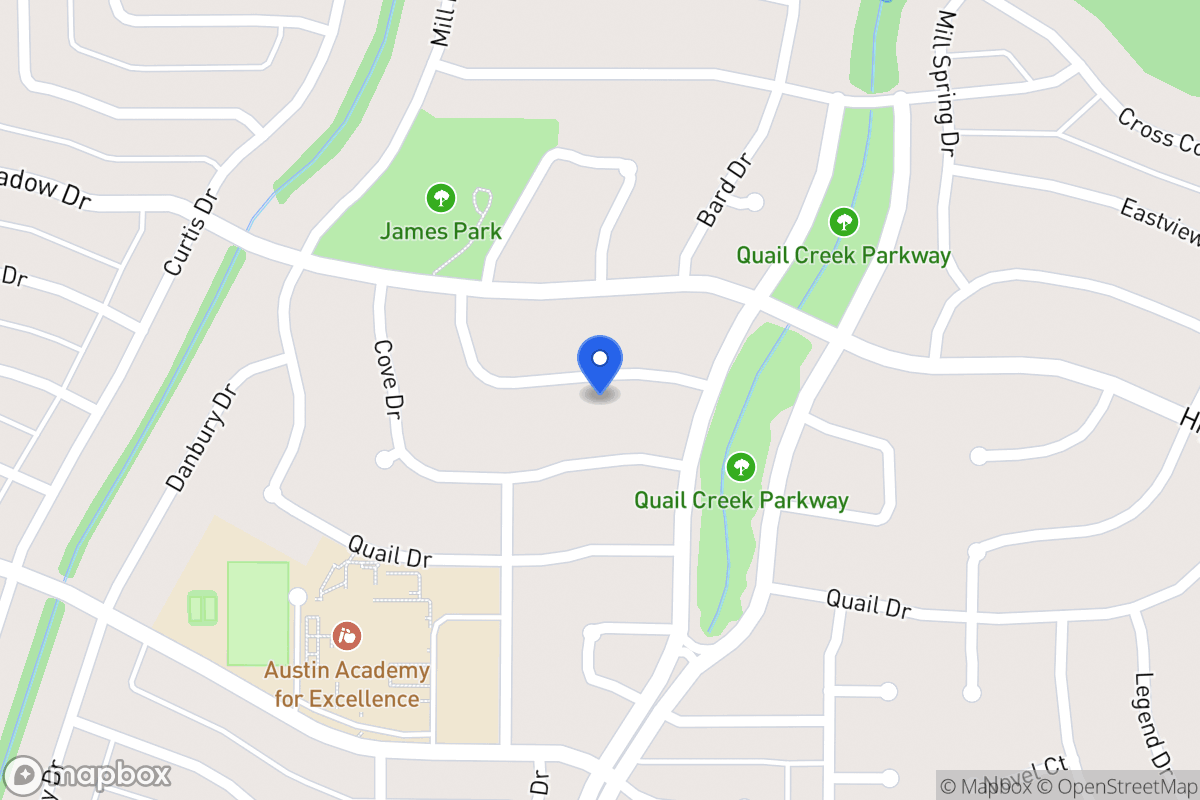 Map of 1318 Colony Dr