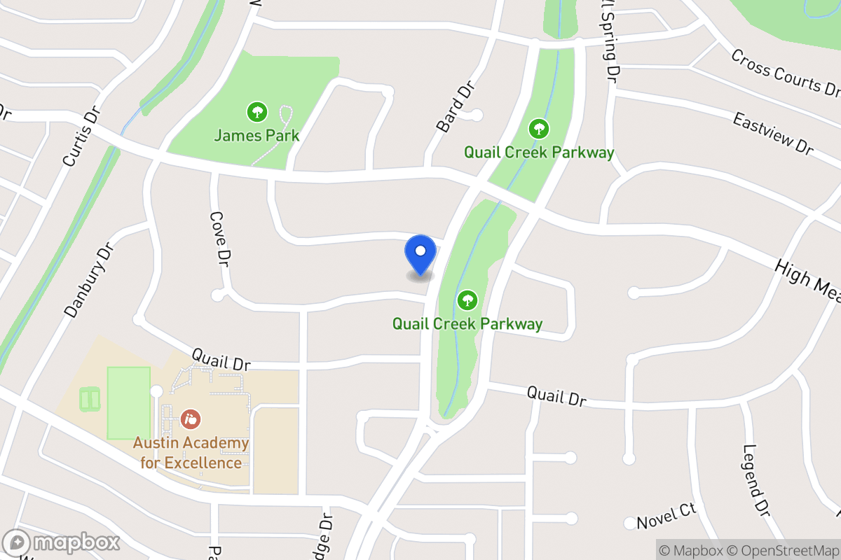 Map of 1329 Cove Dr