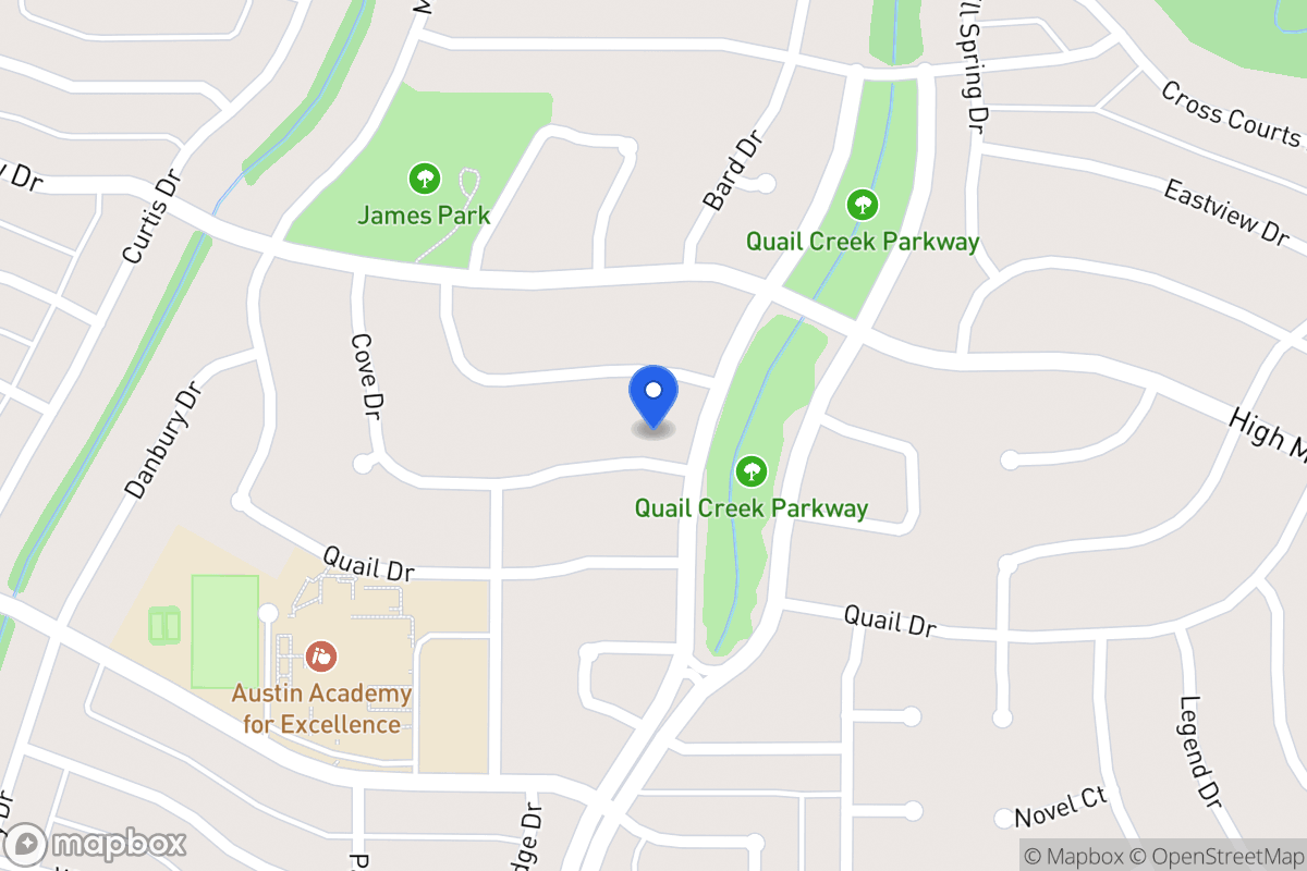 Map of 1325 Cove Dr