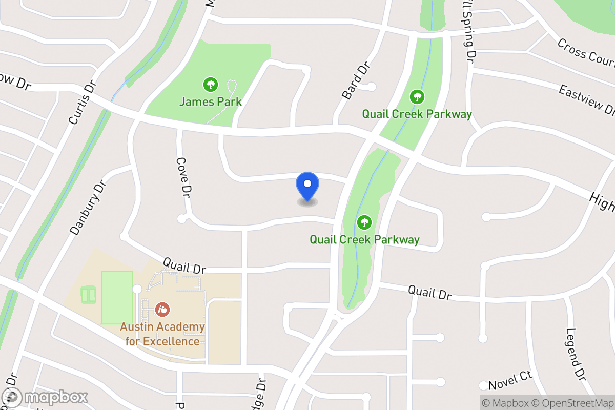 Map of 1321 Cove Dr
