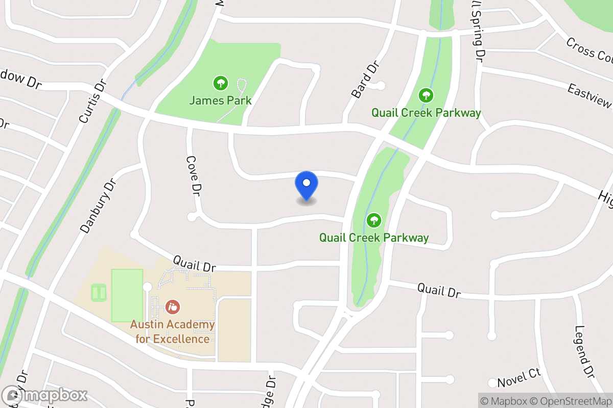 Map of 1317 Cove Dr