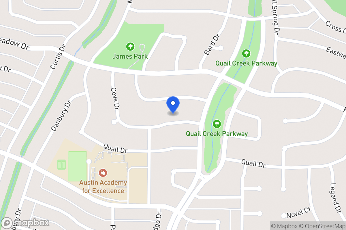 Map of 1313 Cove Dr