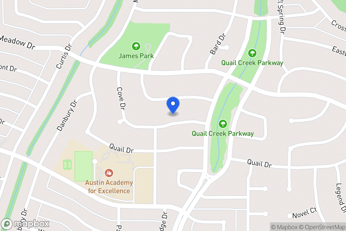 Map of 1309 Cove Dr
