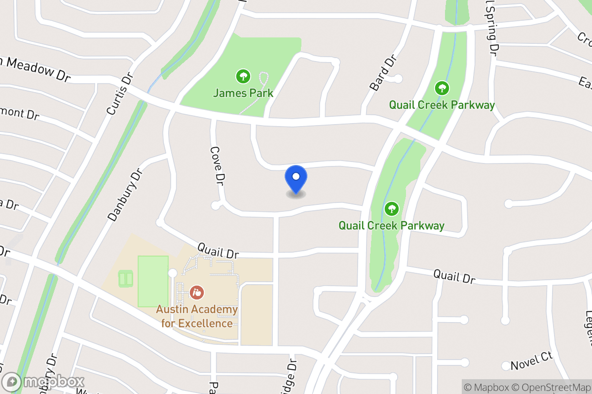 Map of 1305 Cove Dr