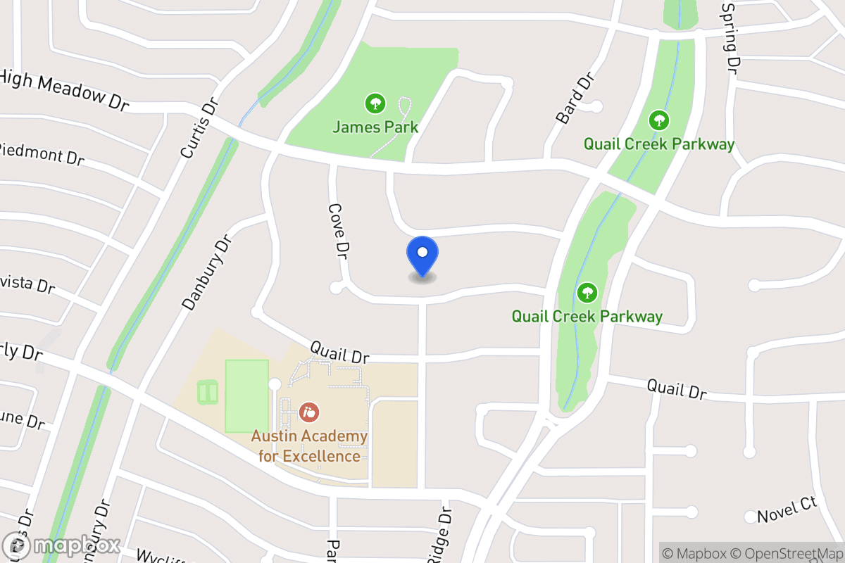 Map of 1301 Cove Dr