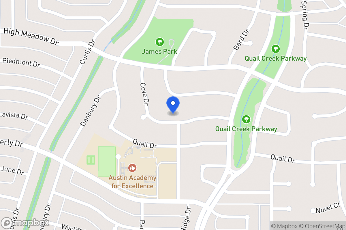 Map of 1233 Cove Dr