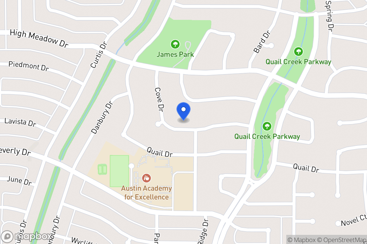 Map of 1229 Cove Dr
