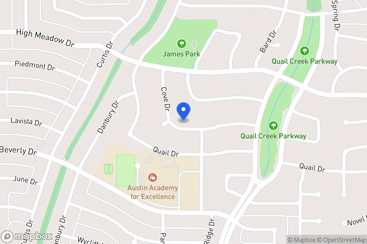 Map of 1225 Cove Dr