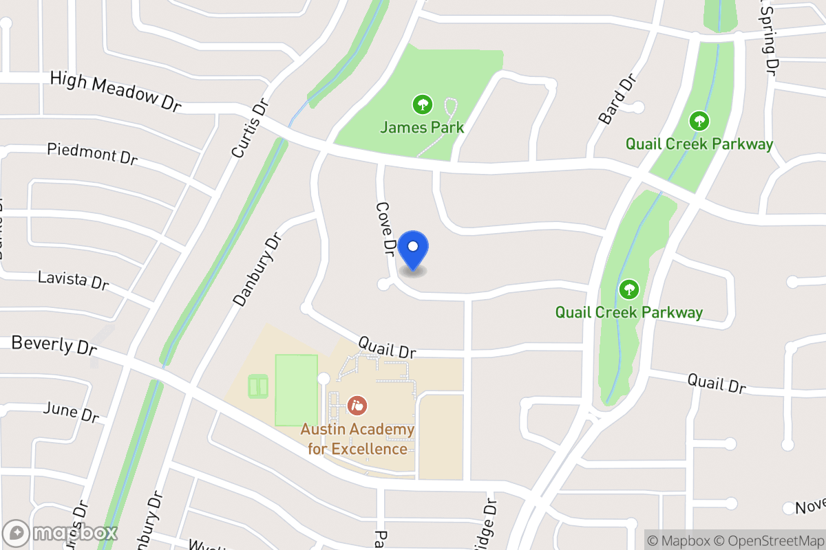 Map of 1221 Cove Dr